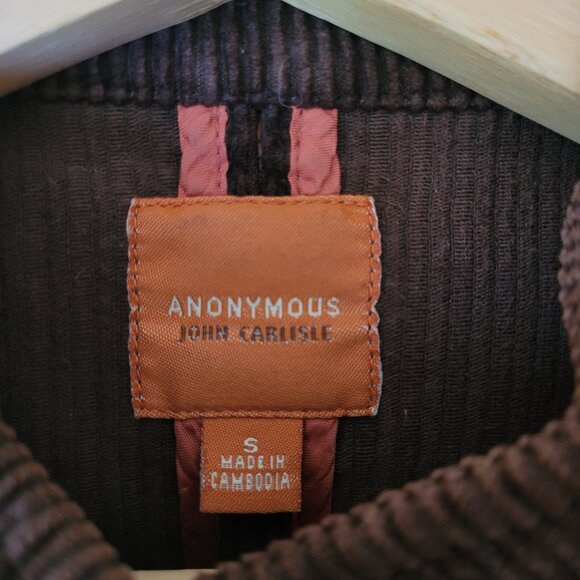 ANONYMOUS JOHN CARLISLE Corduroy Coat - Picture 5 of 7